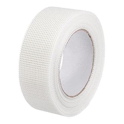 uxcell Drywall Joint Tape Self-Adhesive Fiberglass 1.8-inch x 98-feet Repair Patch Wall Hole Crack Mesh Size 2mm - size: 1.8" x 98'