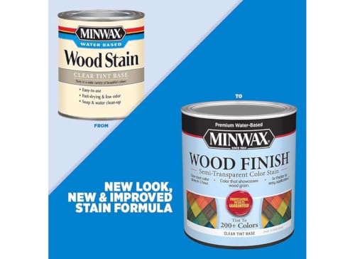 Minwax Wood Finish Semi-Transparent Color Stain, Tint Base, Quart
