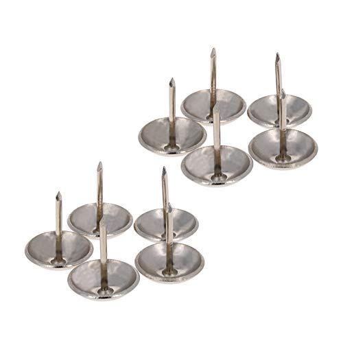 Aicosineg Upholstery Nails Tacks 0.75" Head Dia Stainless Steel Round Thumb Push Pins, for Cork Board Furniture Decorative Headboards Sofa Chair Hardware 10pcs - color: 19*21*4mm 10pcs