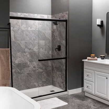 Palisade 23.2 in. x 11.1 in. Vinyl Wall Tiles in Silver Lake (10 Pack) - color: Silver Lake, size: Case of 23.2 in. x 11.1 in. Tiles