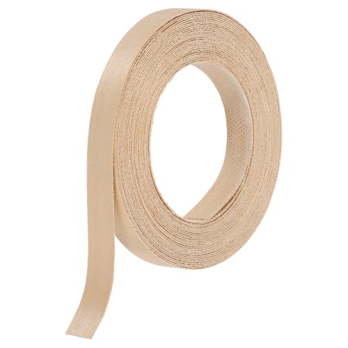 uxcell 0.6" x26 ft Veneer Edge Banding, Pre-Glued Iron on, Maple - color: Maple, size: 0.6" x 26 ft
