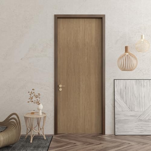 JSEVEM 16"×118" Wood Contact Paper Brown Peel and Stick Wallpaper Waterproof Removable Self-Adhesive Vinyl Wrap for Countertops Cabinet Kitchen Bedroom Air Guide Design - color: Brown, size: 16" x 118"
