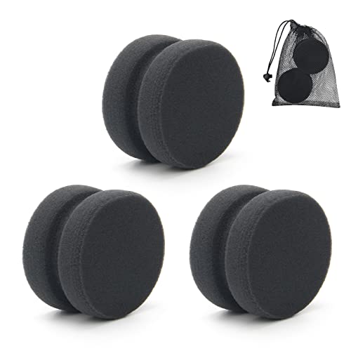 Paint Sponge Applicator 3Pcs, Boyistar Black Detail Painting Sponge - color: Black