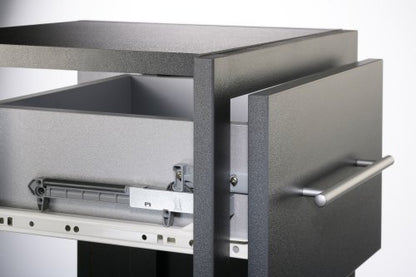 10-Pack Rok Hardware Soft Close for Wood Drawers/Soft Close Drawer Adapter/Add-On/Retrofit (Gray), SCD104G - style: 10-Pack Gray Color