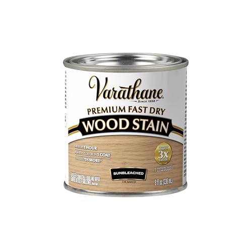 Varathane Premium Fast Dry Sunbleached Wood Stain - color: Sunbleached, size: 0.25 Quart (Pack of 1)