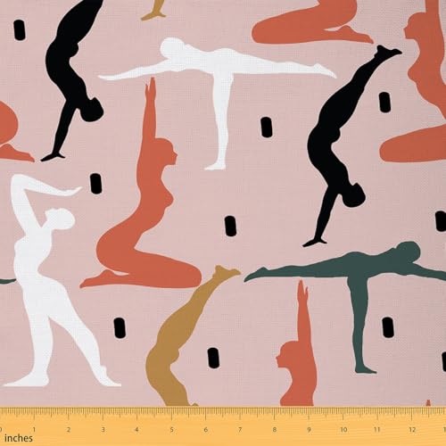 Feelyou Yoga Fabric By The Yard Decorative - color: Multi 09, size: 1 Yard