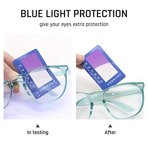 TOREGE Safety Goggles, Stylish Lightweight Safety Glasses With Anti-Fog And Anti-Blue Light Lenses, Light Green - color: Light Green&clear Lens
