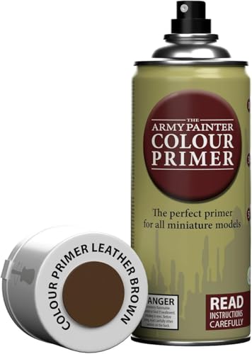The Army Painter, Colour Primer Leather Brown, 400 ml acrylic spray - color: Leather Brown