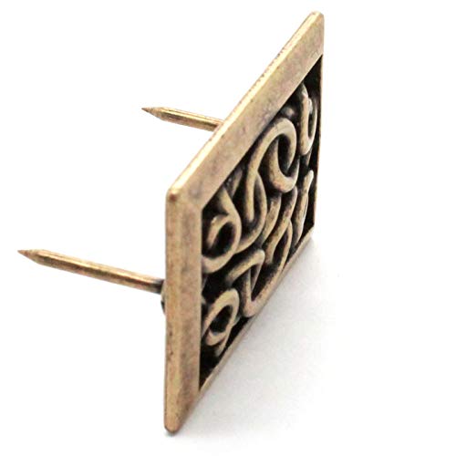 Tack Upholstery Metal Nail Back 10 Pack Antique Brass NB208461-09