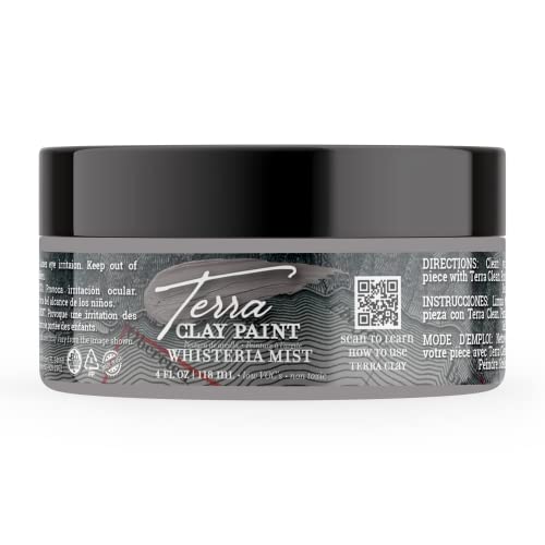 Dixie Belle Paint Company Terra Clay Paint - Wisteria Mist (4oz) - color: Wisteria, size: 4 Fl Oz (Pack of 1)