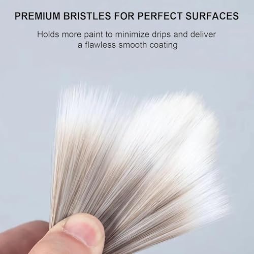 King Origin 3 PCS Paint Brushes, 1 Inch Angled Paint Brush - size: 1 Inch, 3 Pack
