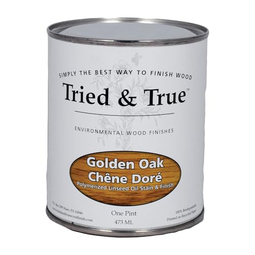 Tried & True Golden Oak Stain & Finish, Pint - color: Golden Oak, size: Pint