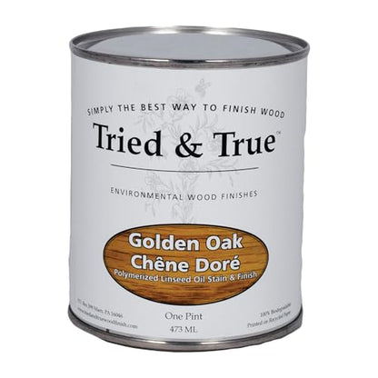 Tried & True Golden Oak Stain & Finish, Pint - color: Golden Oak, size: Pint