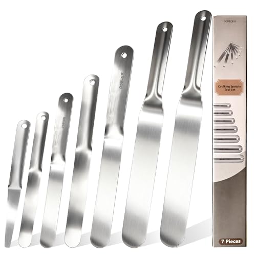 7-Piece Caulking Spatula Set,958-G01,Widths from 3/8" to 1-1/2