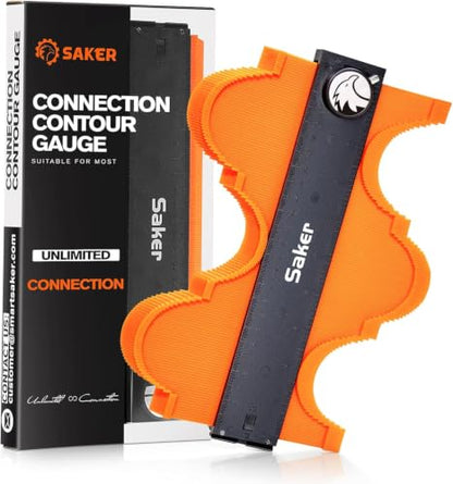 Saker Contour Gauge Profile Tool Unlimited Connection 10 Inch - style: Unlimited Connection