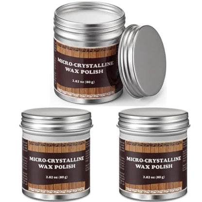 Roowest 3 Pack, 251 ml Micro-crystalline Wax Polish - color: 251 ml