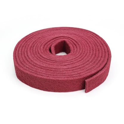 Maroon Scuff Pad Roll 2" x 30 ft - General Purpose Surface Prep for Auto Body, Woodworking & Paint - color: Maroon, style: 2 Inches * 30 Feet