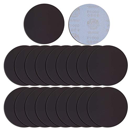 Dura-Gold 6" Wet or Dry Sanding Discs, 1000 Grit (Box of 20), Hook & Loop - size: 1000-Grit