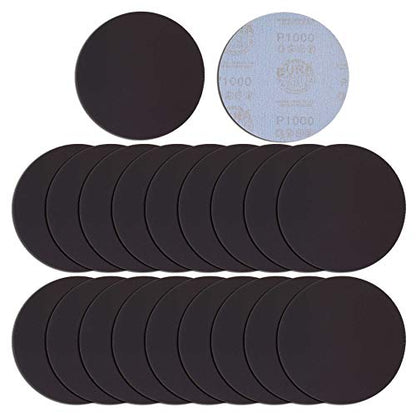 Dura-Gold 6" Wet or Dry Sanding Discs, 1000 Grit (Box of 20), Hook & Loop - size: 1000-Grit