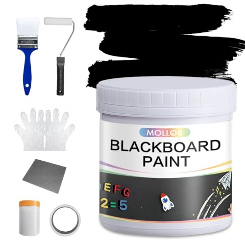 Chalkboard Paint Black Chalk Board Paint for Wall, 16Oz, Cover 50 sq.ft - size: 16 Fl Oz (Pack of 1)