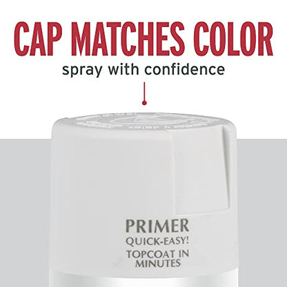 Rust-Oleum 7780830 Stops Rust Clean Metal Primer Spray, 12 oz, Flat White - size: 12 Ounce (Pack of 1)