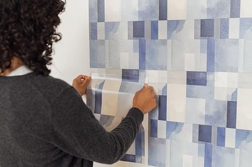 Peel and Stick Wallpaper Sheets, Out of The Blue, 12-Pack - style: Out of the Blue
