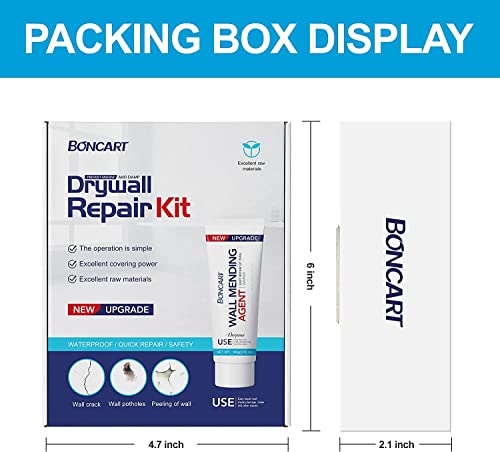 BONCART Spackle Wall Repair Kit, Drywall Repair Patch Kit with Tools - style: 2Pack & Wall Patch