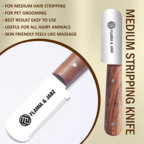 Professional Stripping Knife, Right handed, 3 inch blade (Stainless Steel) (Medium, Rosewood) - color: Natural wood, size: Medium