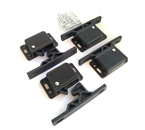 ABA Set of 4 Grabber Catches 10 LB Cabinet Push to Close Latch for RV Boat Hardware