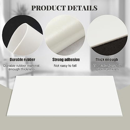 Frienda 10 Pcs Self Adhesive Rubber Wall Outlet Cover