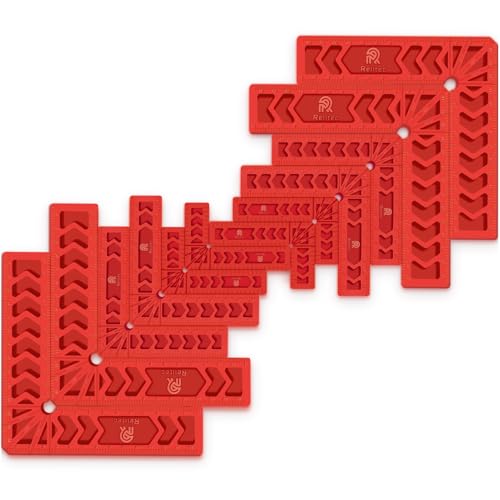 90 Degree Positioning Squares, Clamping Square, Right Angle Clamp Corner Clamp Woodworking Tools for Wood Cabinets, Carpenter Tool for Photo Frames Box Drawer, Set of 12（3" 4" 6") - style: 4PCS 3'' + 4PCS 4'' + 4PCS 6''