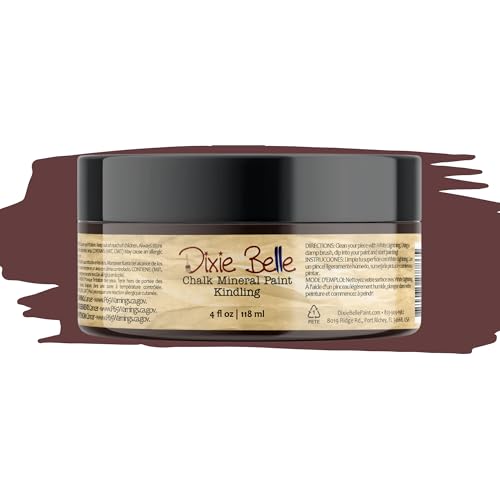 Dixie Belle Paint Company Chalk Mineral Paint - Kindling (4oz) - color: Kindling, size: 4 Fl Oz (Pack of 1)