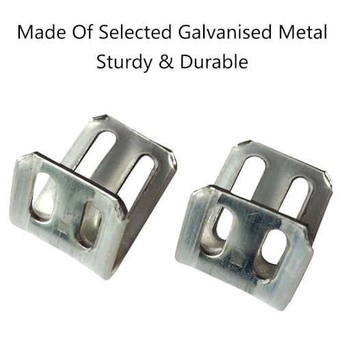 100PCS Couch Spring Clips, Sofa Spring Repair Kit, Upholstery Spring Clips, Metal Universal Sofa Zigzag Attachment Parts