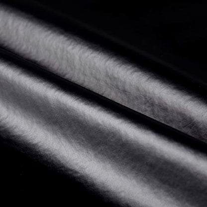 Faux Leather Buffalo Black, Fabric by the Yard