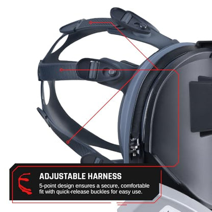 Parcil Distribution WF-101 Auto-Darkening Full Face Welding Respirator Mask