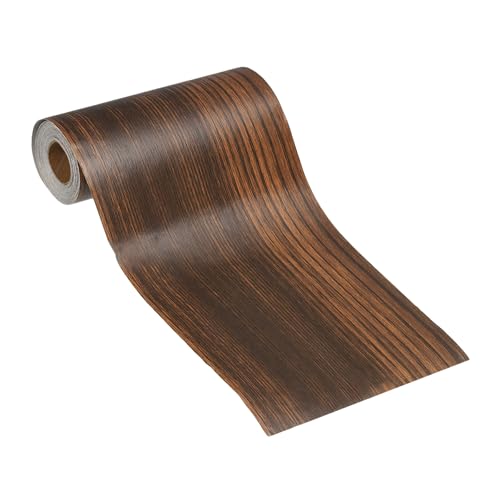 Self Adhesive Wood Grain Repair Tape 33'x 6", Multi-Use Realistic Wood Grain Repair Patch for Furniture Floor Door Table Chair Windows Handicraft DIY, Ebony