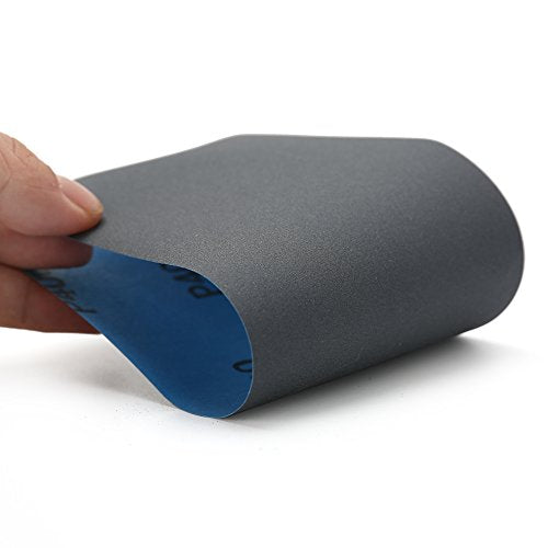 LotFancy 400 Grit Sandpaper, 45PCS, 9 x 3.6 Dry Wet Sand Paper, Silicon Carbide Sanding Sheet for Metal Automotive Wood Furniture Sanding, Polishing, Finishing - size: 400Grit