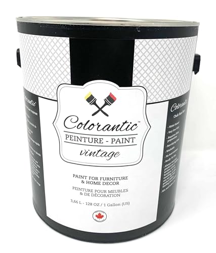 COLORANTIC | Clear Matte Varnish | Clear MATT Sheen Top Coat for Chalk Paint for Furniture | Non Yellowing | Varnish Sealant Polyurethane - Varnish for Wood (128 oz Gallon) - color: Matte, size: 128 oz