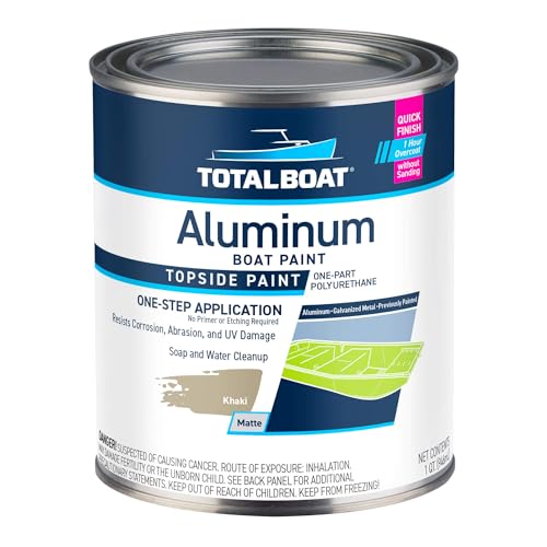TotalBoat Aluminum Boat Marine Topside Paint - Khaki Quart - color: Khaki, size: 32 Fl Oz (Pack of 1)