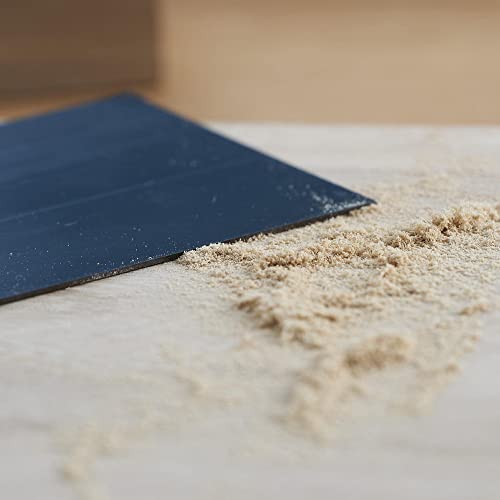 Cabinet Scraper Burnisher with 4 Piece Multi-Shaped Scraper Set 2 Rectangle 1 Curved (Convex and Concave) and 1 Gooseneck Scraper - style: 1 Burnisher+4 Multi-Shaped Scraper