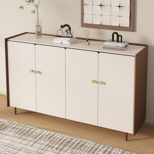 Haliwu 20 Pack Gold Cabinet Knobs Solid Drawer Knobs - color: Gold & Square