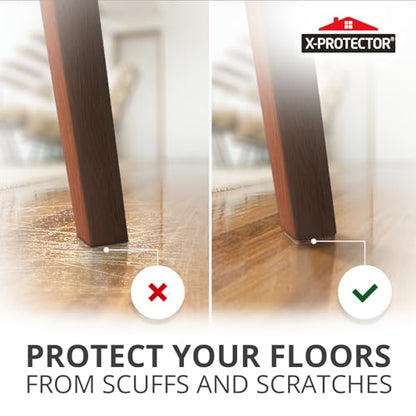 X-Protector Felt Furniture Pads - 20 PCS 6 x 1/2" - Premium Felt Strips - size: 6 x 1/2" 20 Strips