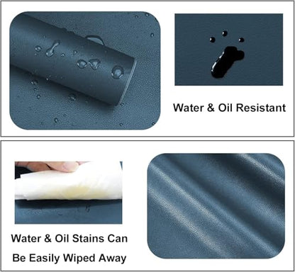Lifeshoon Leather Repair Patches, Self Adhesive Vinyl for Couches Furniture - color: Blue, size: 3.5X79 inch