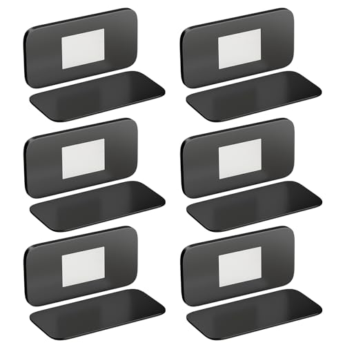 No Drill Cabinet Magnetic Catch Jiayi Ultra Thin Cabinet Door Magnet - color: Black
