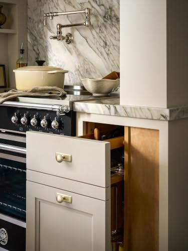 6Pack Champagne Bronze Cabinet Knobs with Backplate Drawer knobs - color: Champagne Bronze, style: Escutcheon