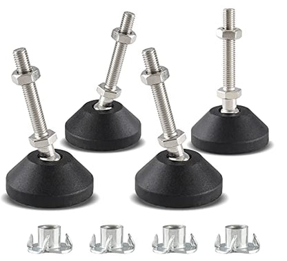 Jiozermi Adjustable Leveling Feet, M8 Thread, 1.9" Thread Length