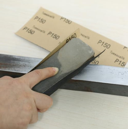 30Pcs 9 x 3.6 Inchs 150 Grit Wet and Dry Handmade Universal Sanding Sheets, Suitable for Woodworking Furniture/Automobiles/Metal/Lacquer Polishing Sandpaper - style: 150 Grit