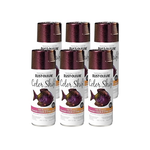 Rust-Oleum Color Shift Pink Champagne Spray Paint - color: Pink Champagne, size: 11 oz (Pack of 6)
