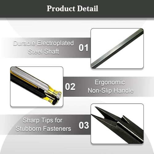 Heavy Duty Staple Remover Set, Tack Puller Upholstery Staple Removal Tool