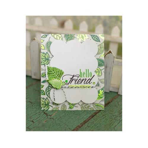 iCraft Deco Foil, 5 Transfer Sheets, 6" x 12", Spring Green - color: Spring Green, size: 6in X 12in